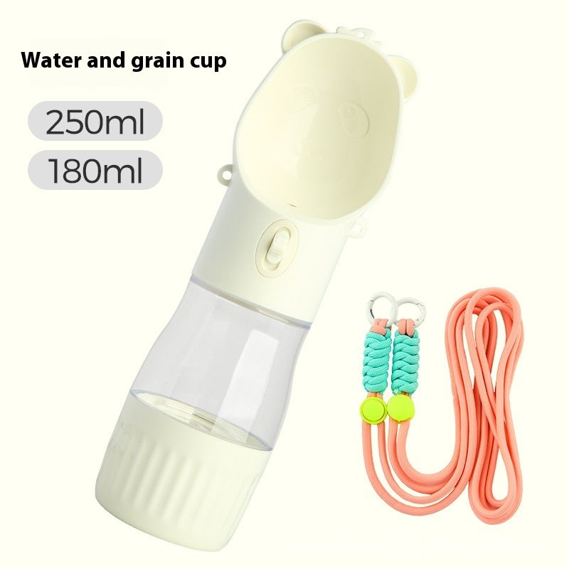 2 In 1 Portable Dog Water Bottle For Small Big Dogs And Cats For Outdoor