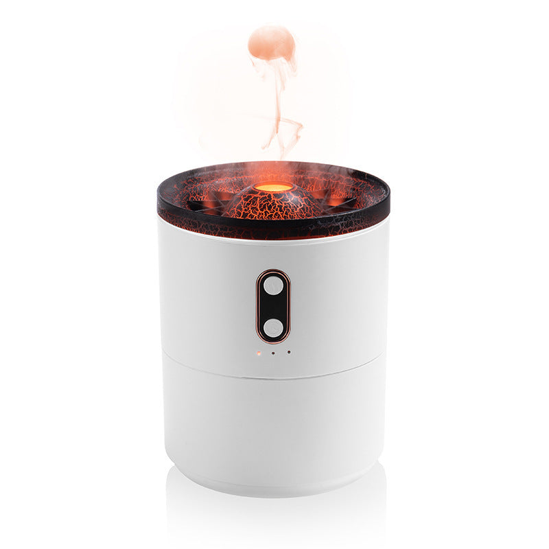 Portable Jellyfish Volcanic Flame Air Humidifier