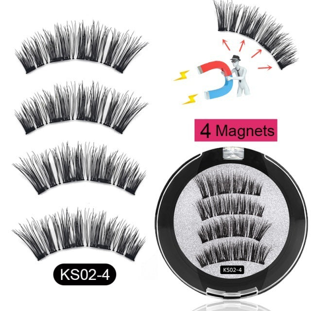 Natural Magnetic Eyelash With Clip Sleeve