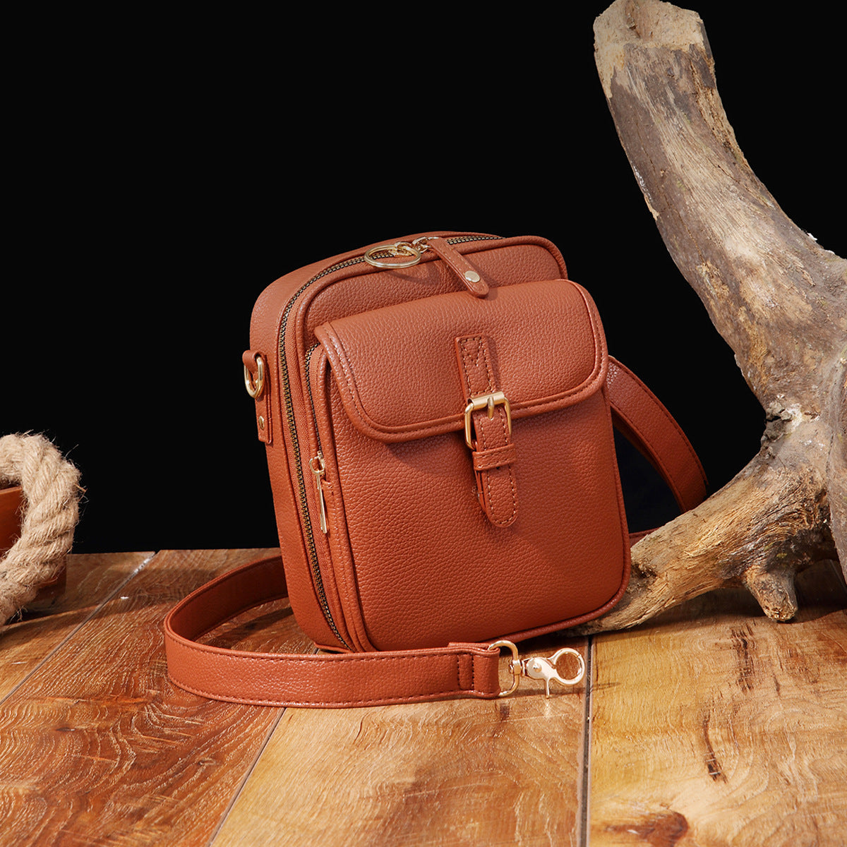Unisex Vintage Large Capacity Messenger Bag