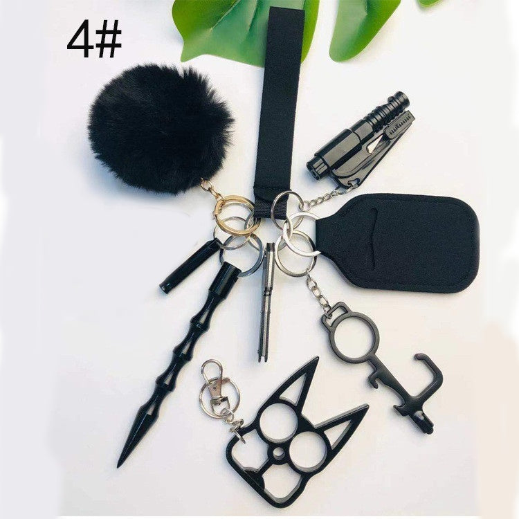 Self Defense Keychain Suit Personal Keychain For Girls & Women