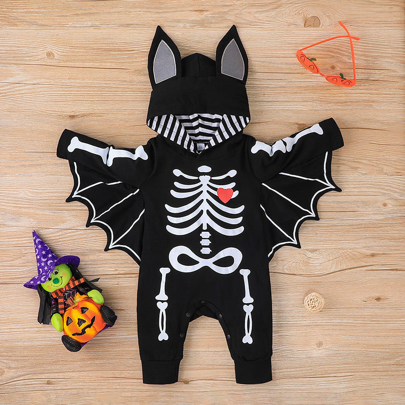 Halloween Bat One-piece Baby Rompers Suit