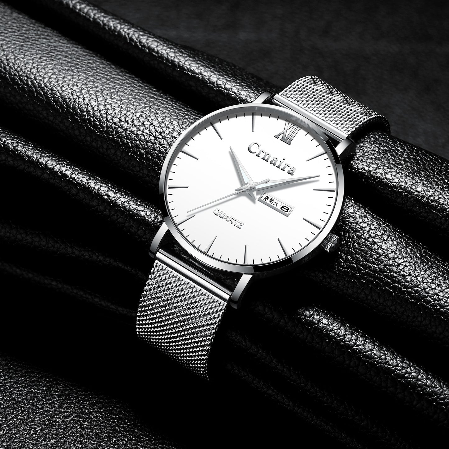 Simple Ultra-thin Quartz Watch For Men
