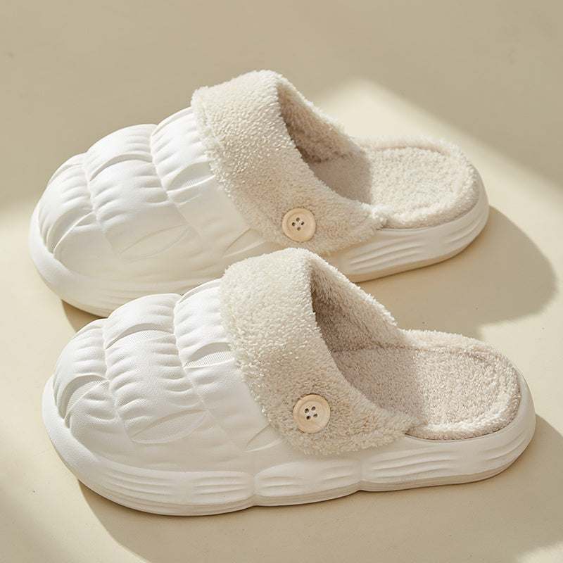 Waterproof, Non-Slip, Fluffy And Fuzzy Indoor Slippers
