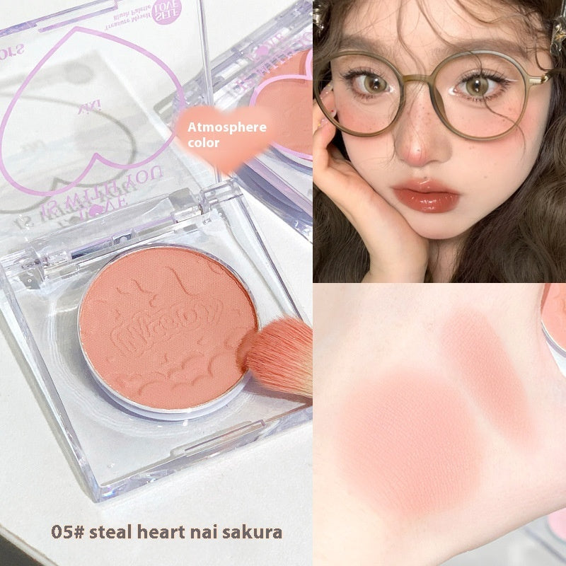 Cha Cha Peach Heart Monochrome Blush