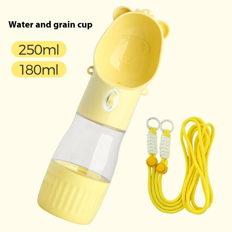 2 In 1 Portable Dog Water Bottle For Small Big Dogs And Cats For Outdoor