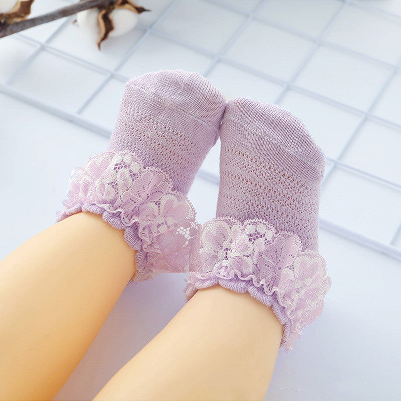 Girls Lace Socks