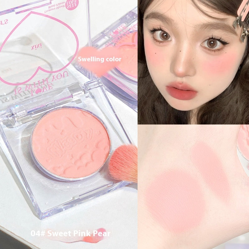 Cha Cha Peach Heart Monochrome Blush