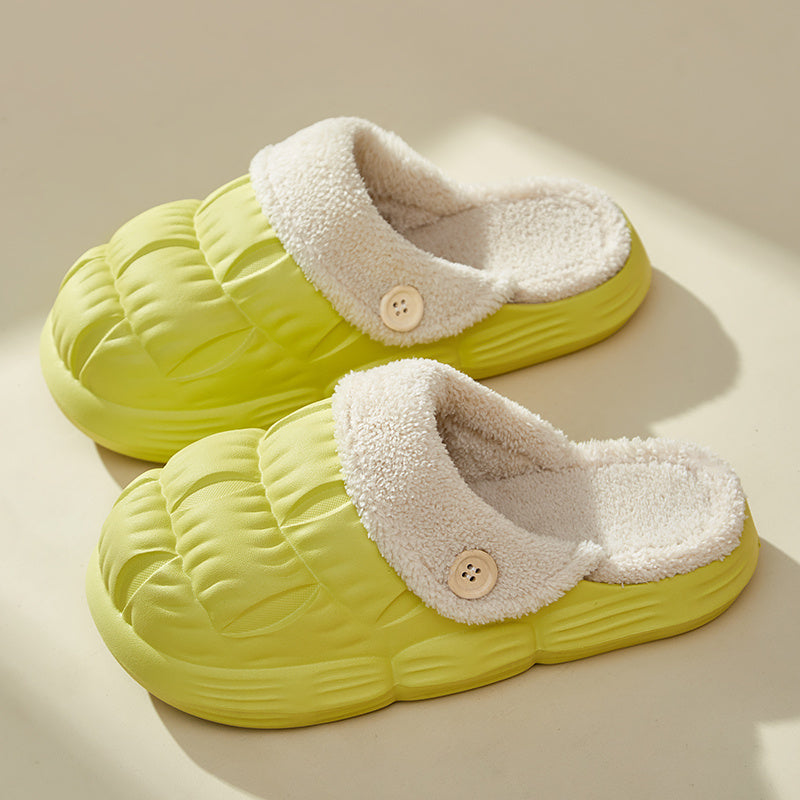 Waterproof, Non-Slip, Fluffy And Fuzzy Indoor Slippers