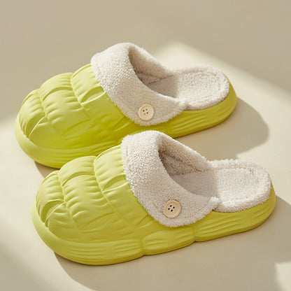 Waterproof, Non-Slip, Fluffy And Fuzzy Indoor Slippers