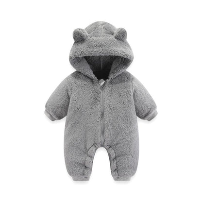 Newborn Thermal Zipper Onesie Rompers Jumpsuit