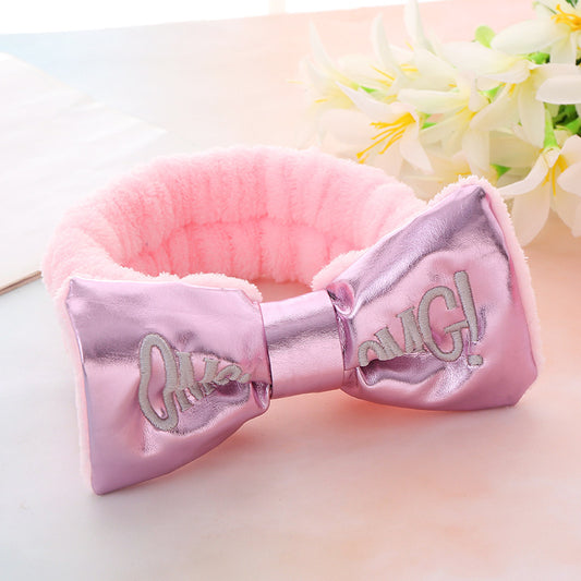 Cute Letters Bow Hair Band For Girls