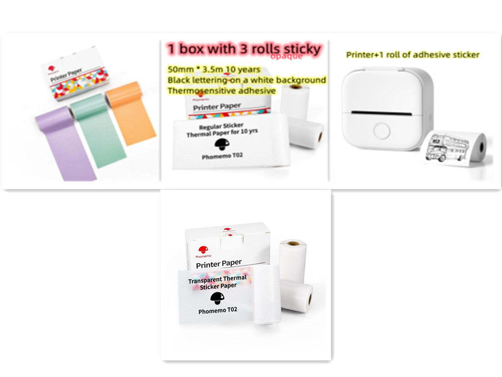 Pocket Print All-In-One Mini Thermal Printer