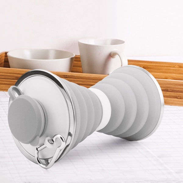 500ML Silicone Water Bottle Cup  For Outdoor