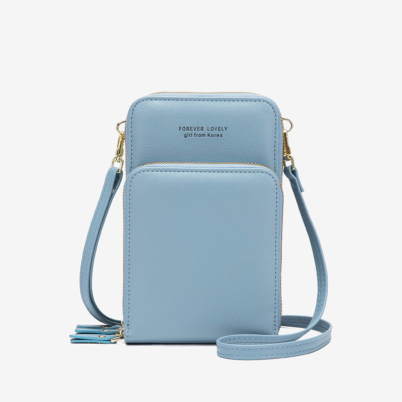 Tri-fold Pockets Crossbody Bag Women