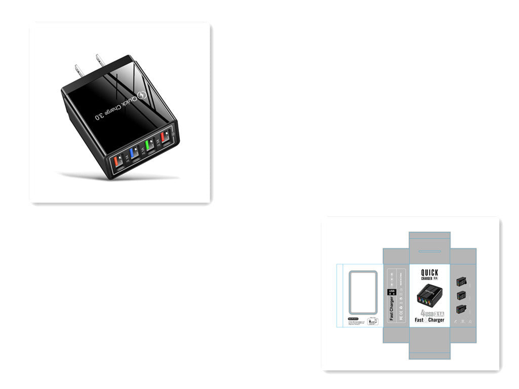 Quick 4 Slot Portable Charger