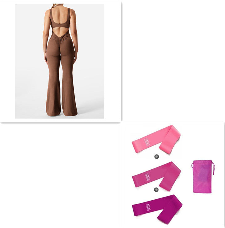 Sexy Backless Exercise Yoga Jumpsuit
