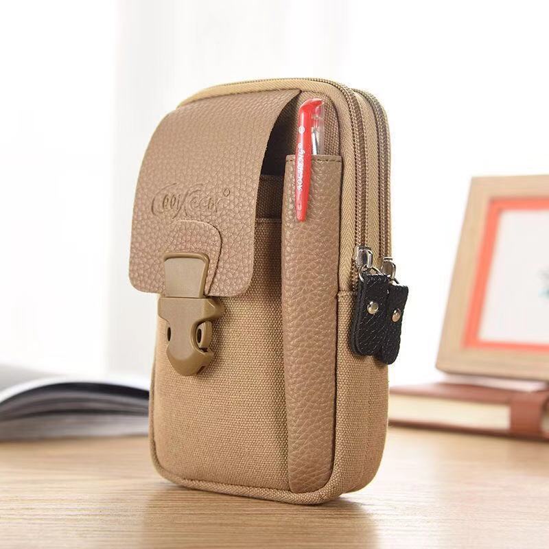 Men's Canvas Belt Waist Bag