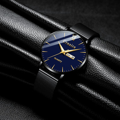 Simple Ultra-thin Quartz Watch For Men