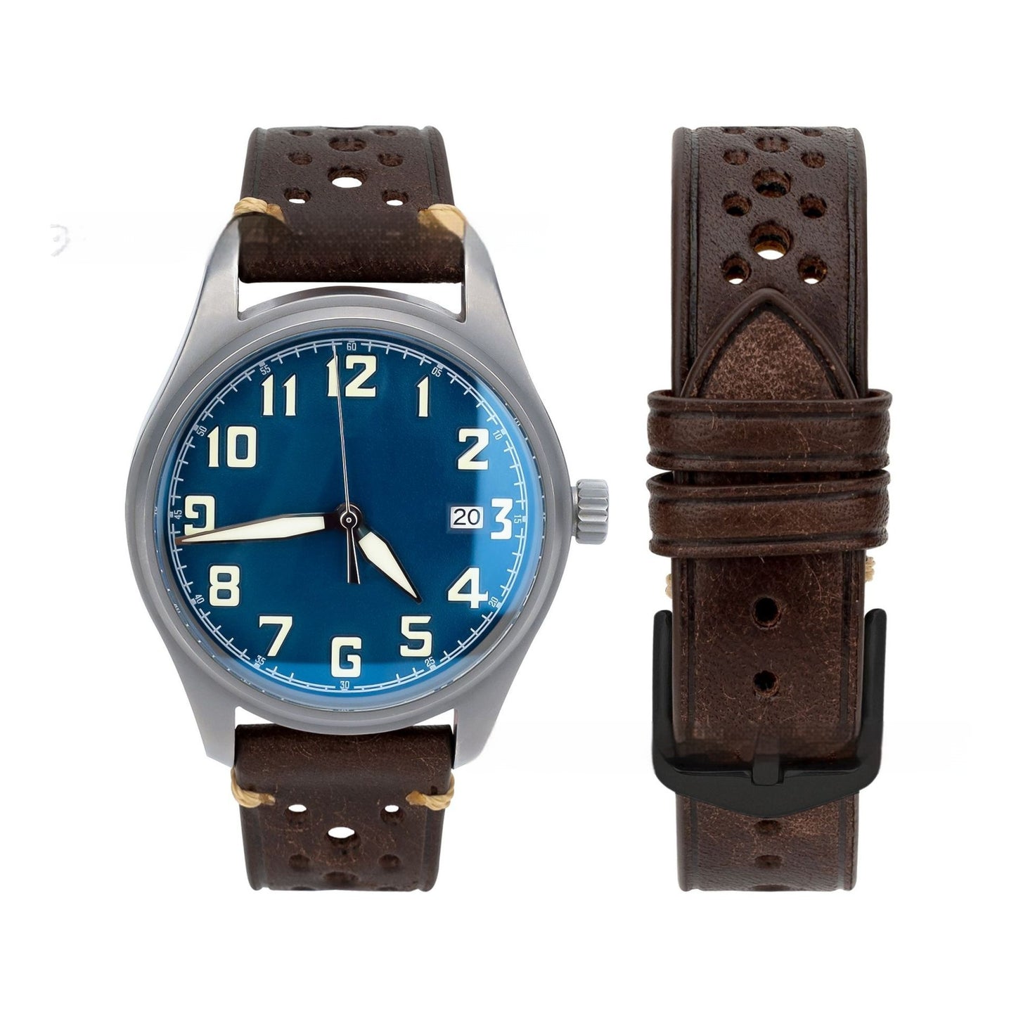 20mm Retro Comfort Strap For Watch
