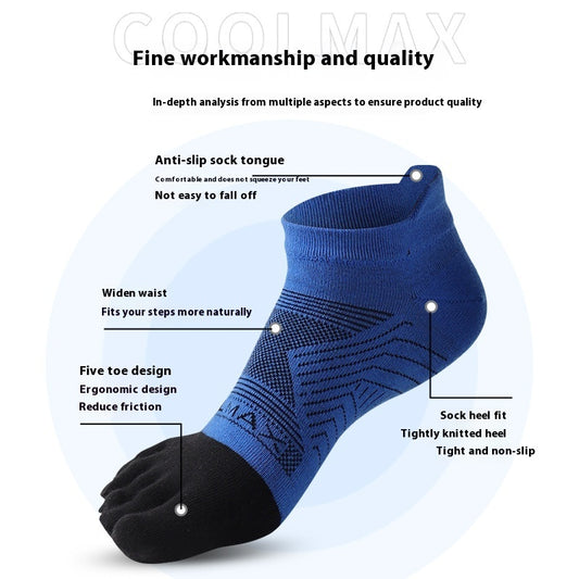 Sports Marathon Toe Socks For Men