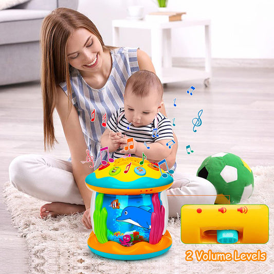 Children's Hand Clapping Drums With Lighting Music Ocean