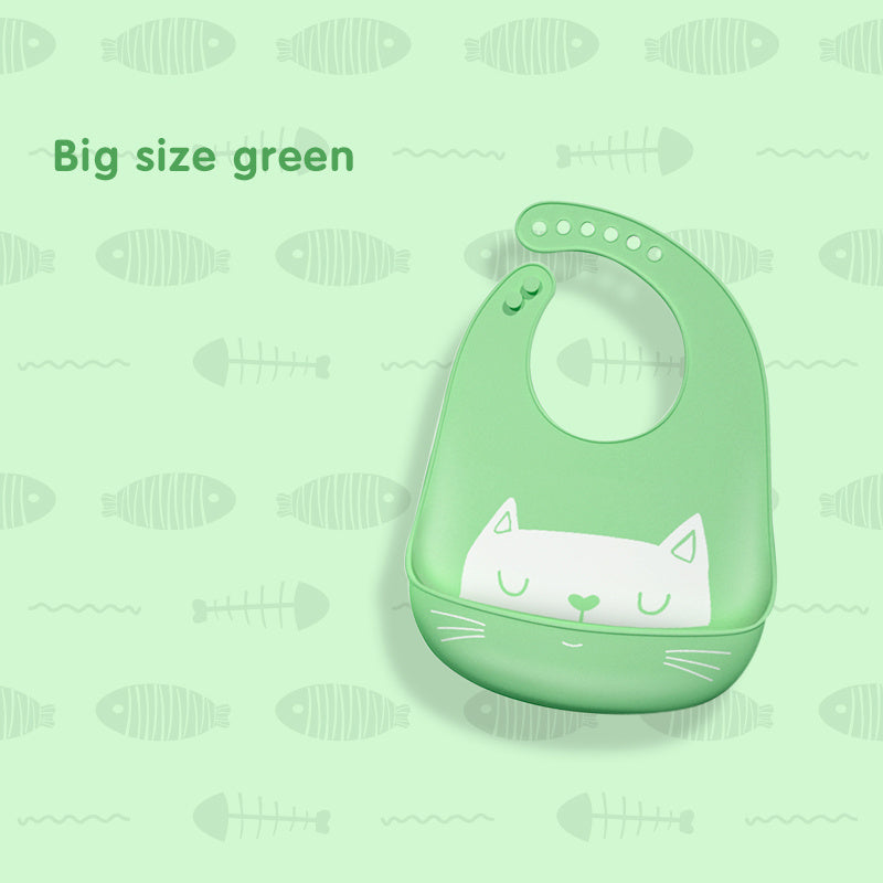 Silicone Waterproof Pocket Bib