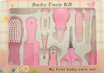 10 Piece Set Baby Manicure Clamp Nail Clipper Set