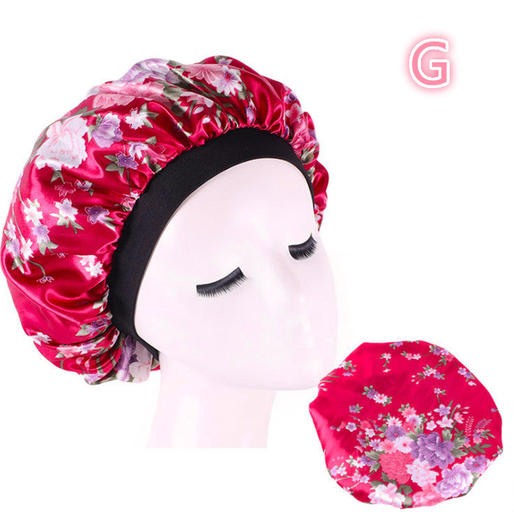 Beauty Silk Bonnet Sleep Night Cap