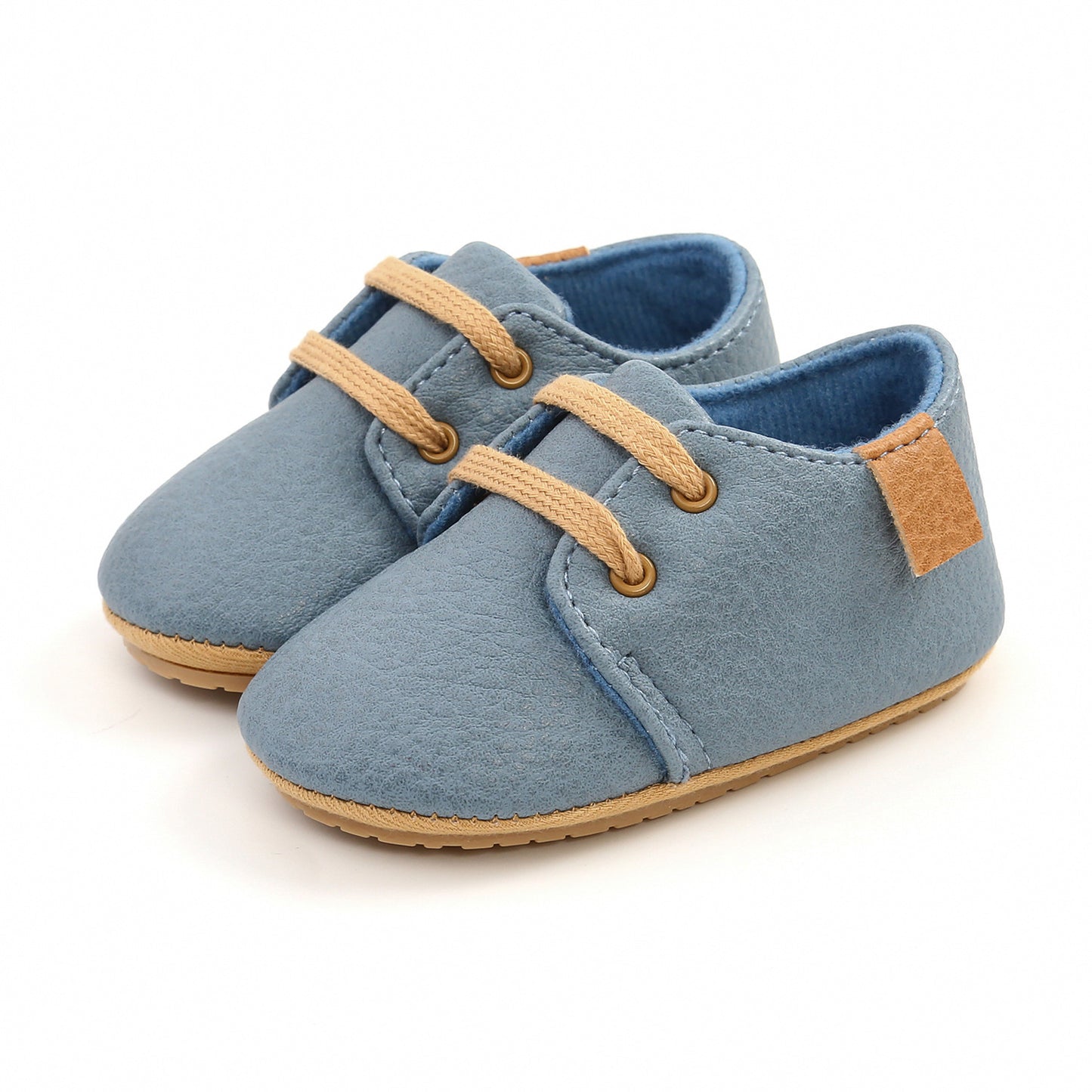 Small Leather Baby Walking Shoes