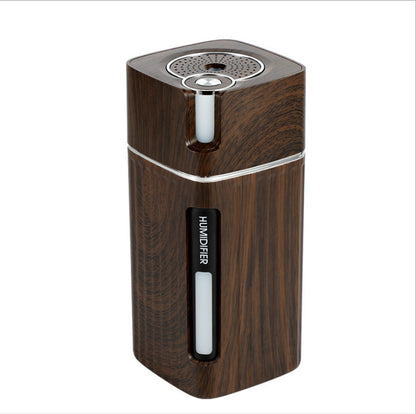 Ultrasonic Wood Grain Electric Humidifier & Essential Oil Diffuser