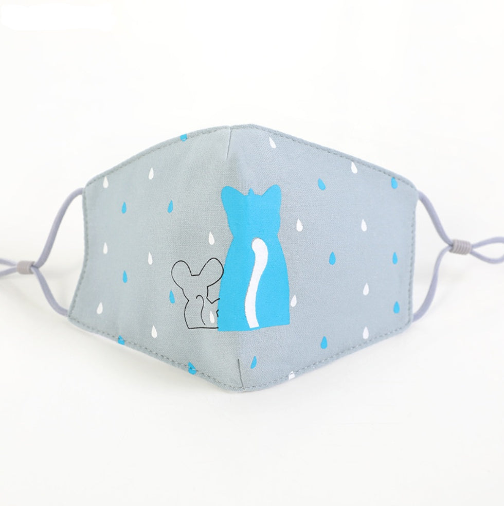 Kids Cartoon Cotton Facial Mask