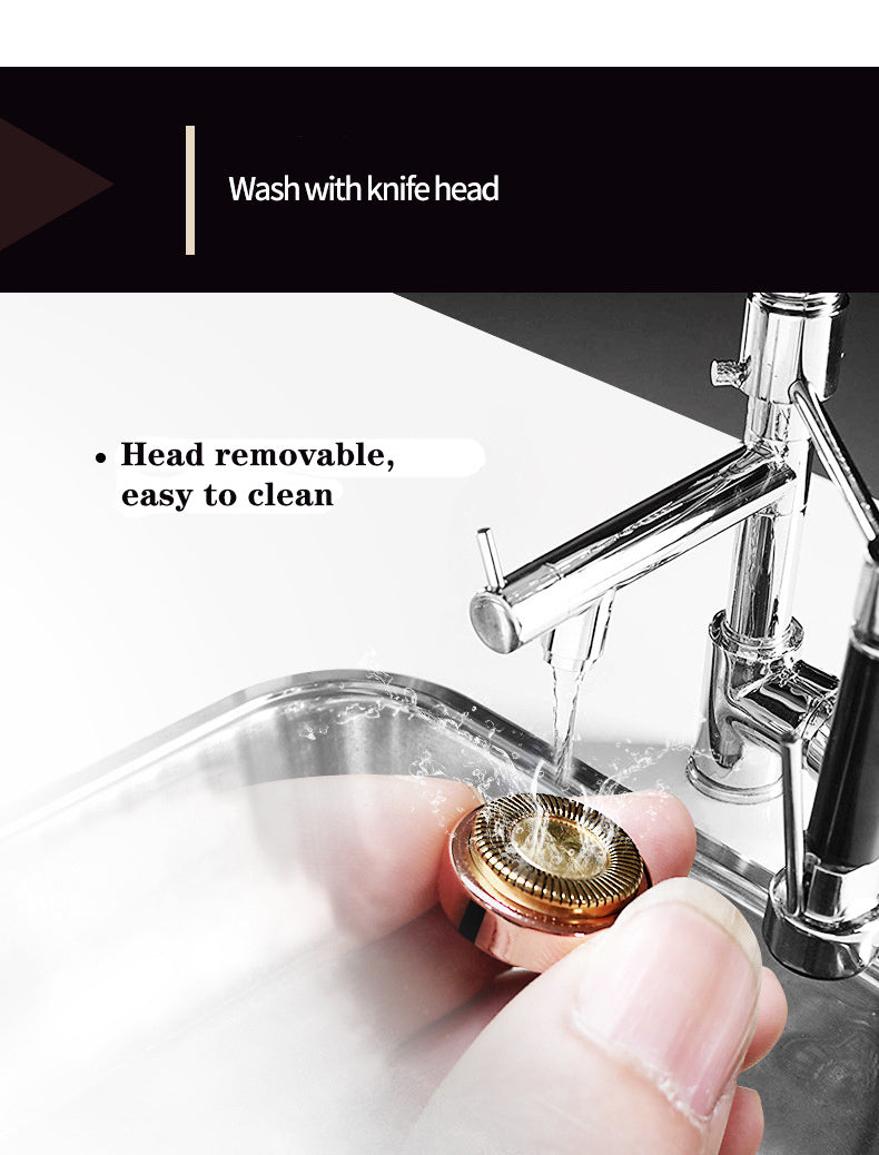 Lipstick Shaped Automatic Eyebrow Trimming Shaver For Ladies