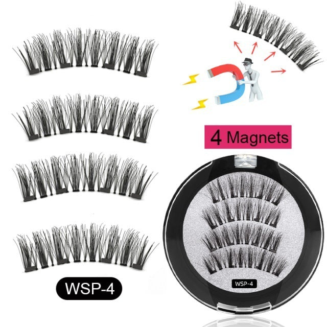 Natural Magnetic Eyelash With Clip Sleeve