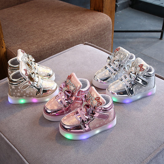 Children's Shoes With Star Sequins