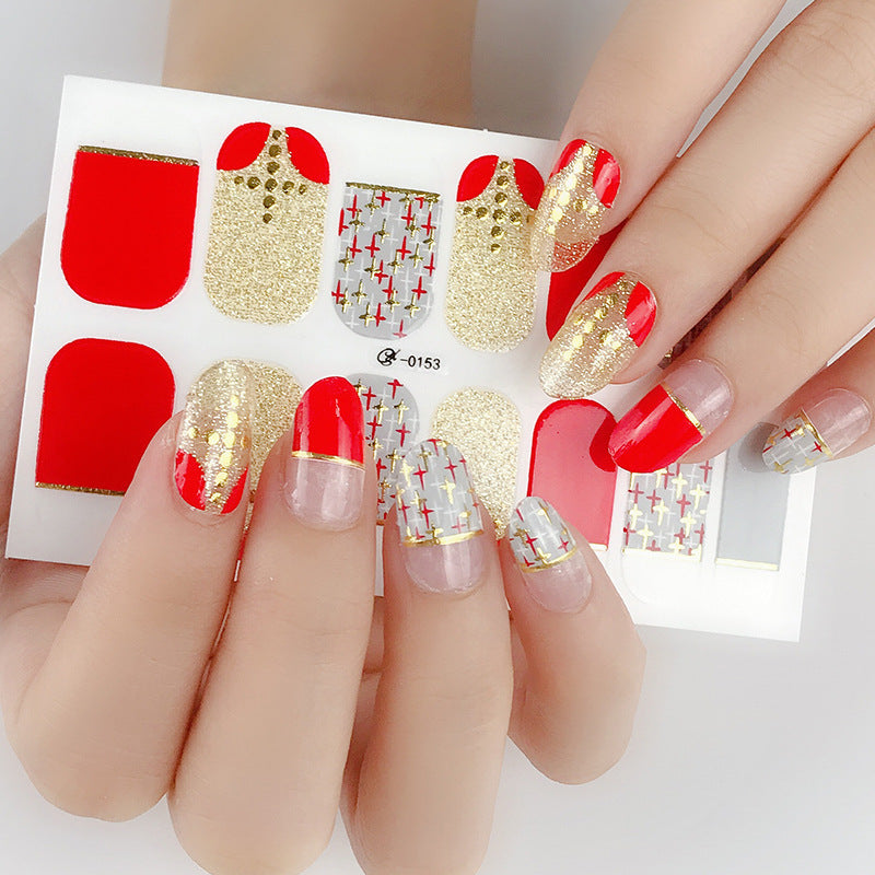 Imitation 3D Hot Nail Stickers