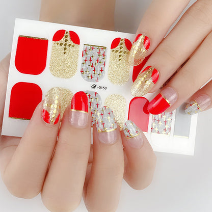 Imitation 3D Hot Nail Stickers