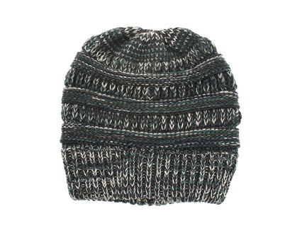 Mixed Color Knitted Wool Hat For Ladies