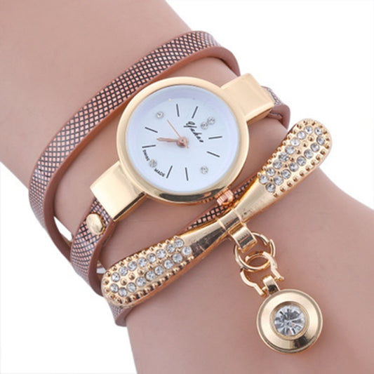 Ladies Circle Quartz Bracelet Watch
