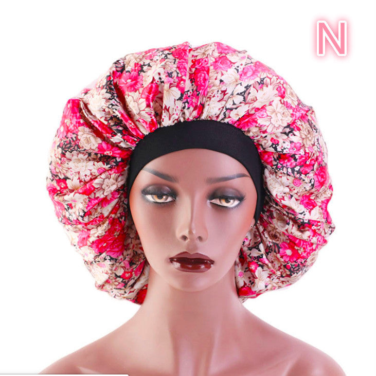 Beauty Silk Bonnet Sleep Night Cap