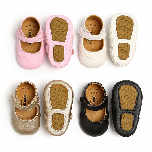 Baby Girl's Solid Color Shoes