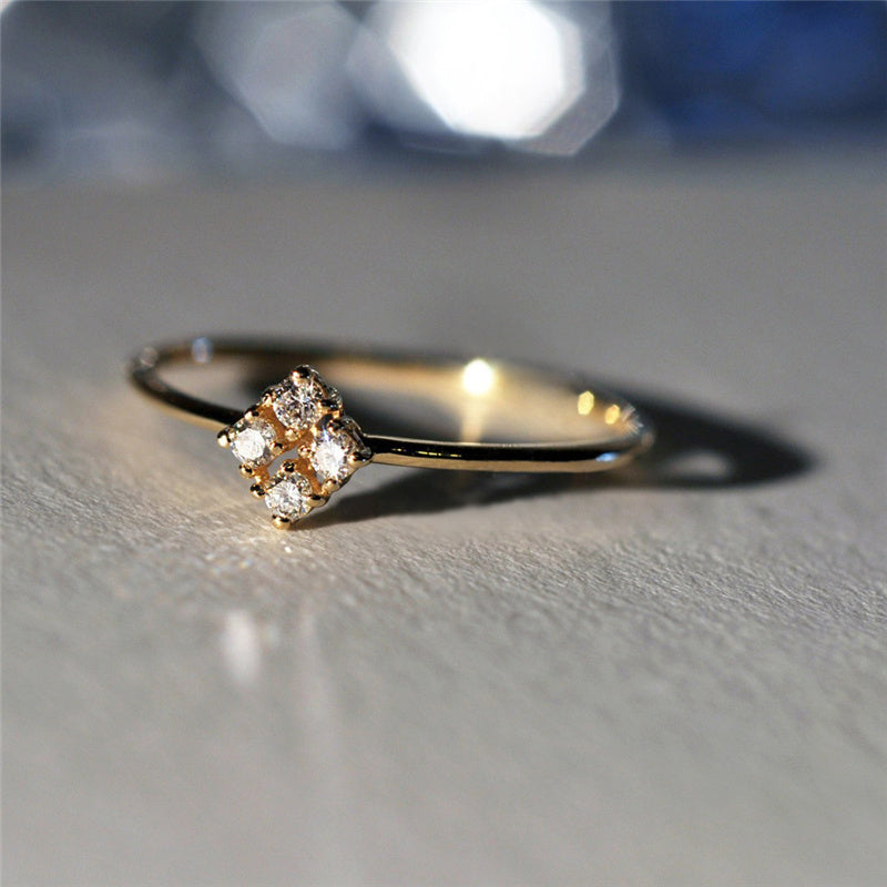 Four Heart Rings In The Night Sky