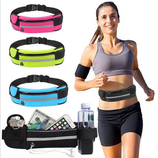 Fitness Waist Bag With Slim Pocket For Running, Hiking, Cycling, Workout, Sports