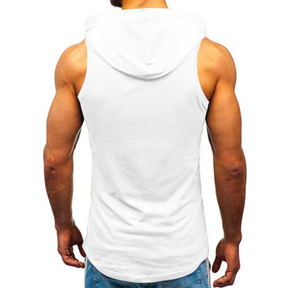Men's Sleeveless Letter Printed Vest