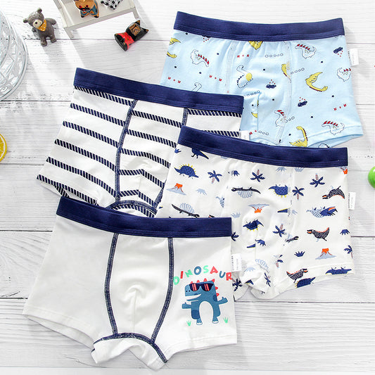 Boys' Cotton Boxer Briefs
