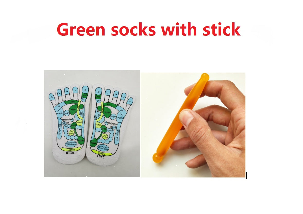 Massage Relieve Tired Feet  Acupressure Foot Massager Reflexology Socks
