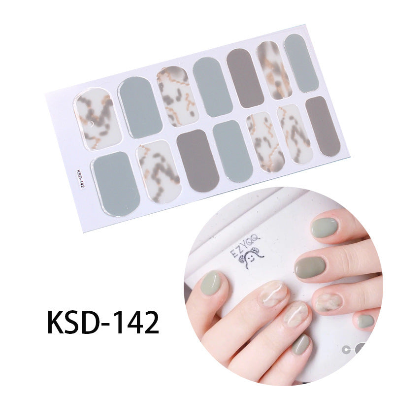 3D Fluorescent Color Gradient Nail Stickers