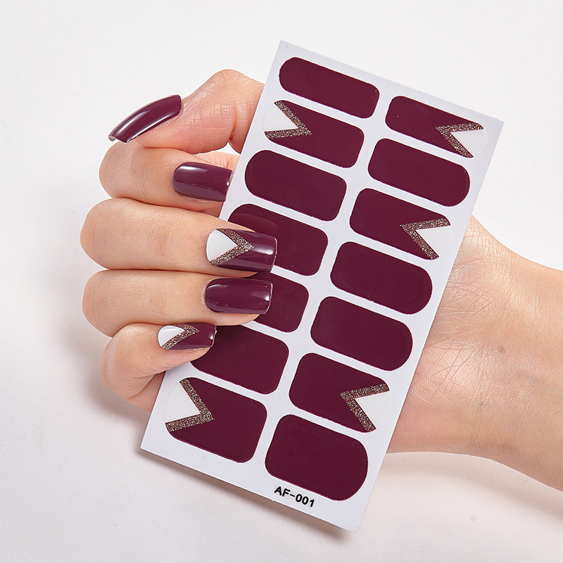Trendy Waterproof Nail Sticker