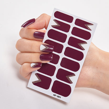 Trendy Waterproof Nail Sticker