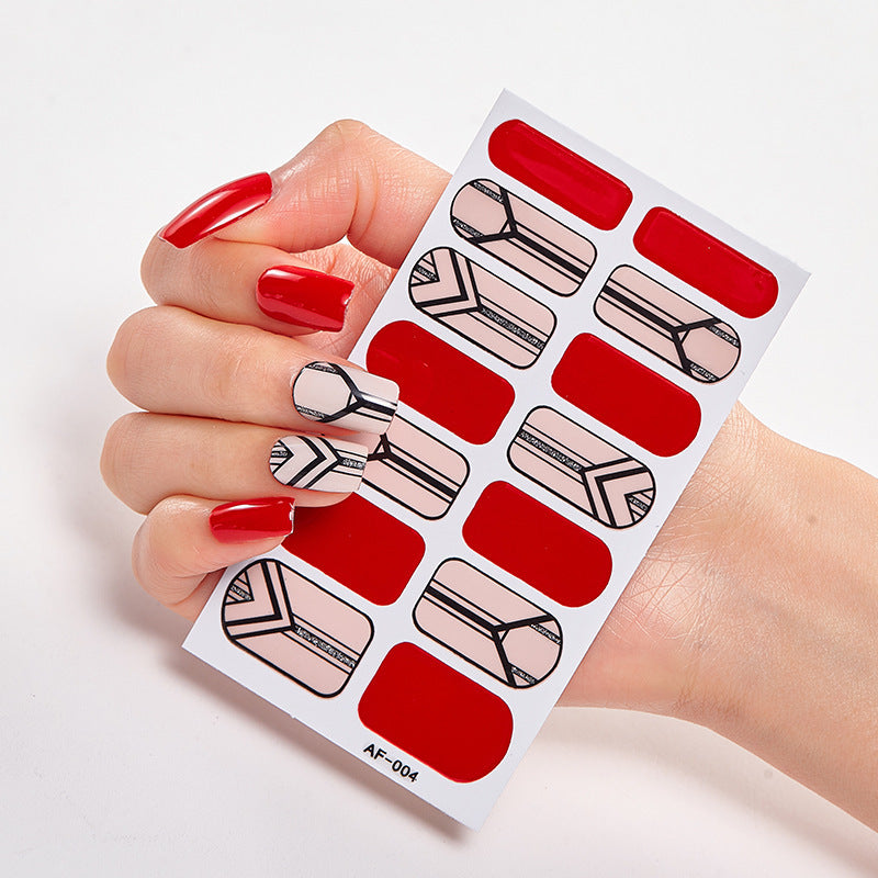Trendy Waterproof Nail Sticker